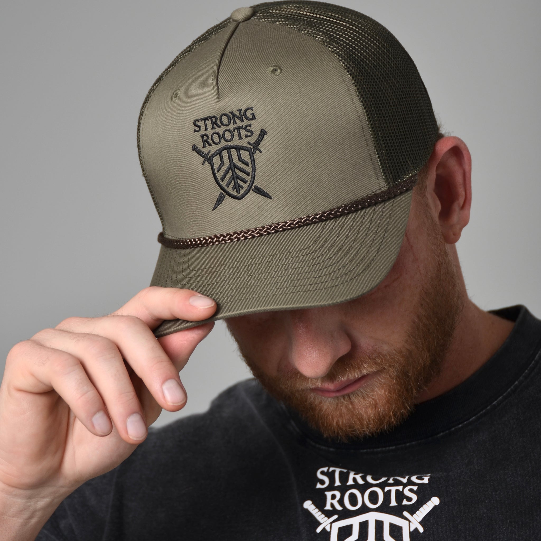 Strong Roots Heritage Hat – Army Green