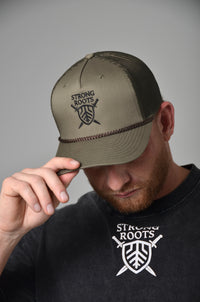 Strong Roots Heritage Hat – Army Green