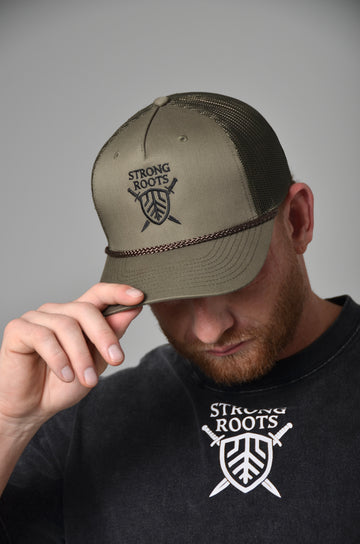 Strong Roots Heritage Hat – Army Green